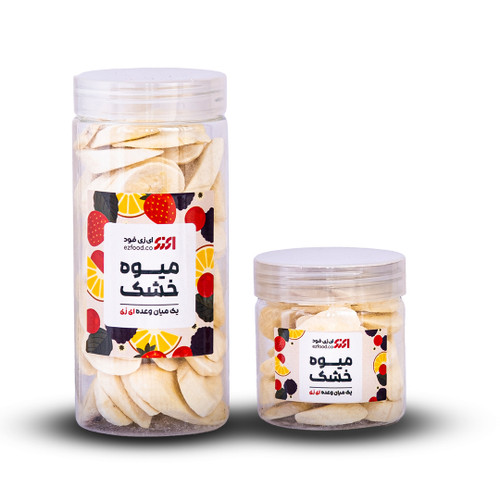 موز خشک پفکی